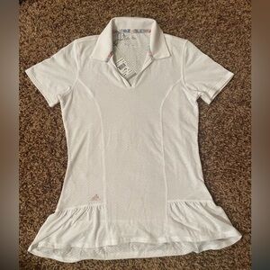 NWT Adidas peplum golf shirt, xs